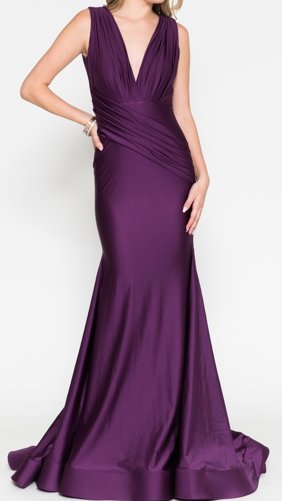 Bridesmaid dresses,purple, green,rose,burgundy,gold - Picture 7 of 10
